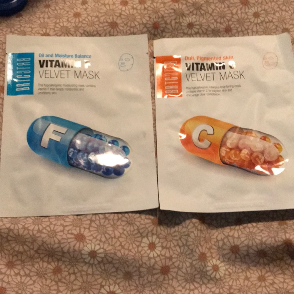 Two face masks f and c new